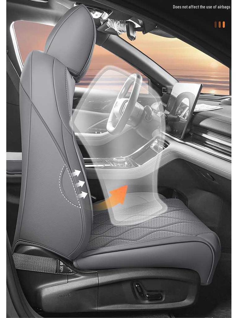 Всесезонные чехлы на сиденья Geely Galaxy A7 2025 года с полным покрытием для тюнинга интерьера