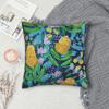 Midnight Banksia Pillowcase Polyester Linen Velvet Creative Zip Decor Pillow Case Sofa Cushion Cover