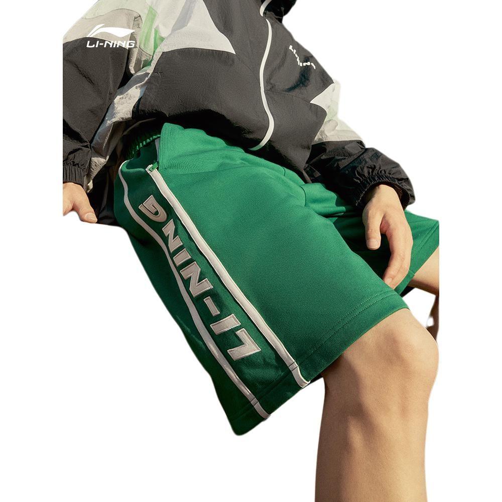 Li Ning Спортивная жизнь Коллекция Повседневные шорты Унисекс Черный AKST601-2
