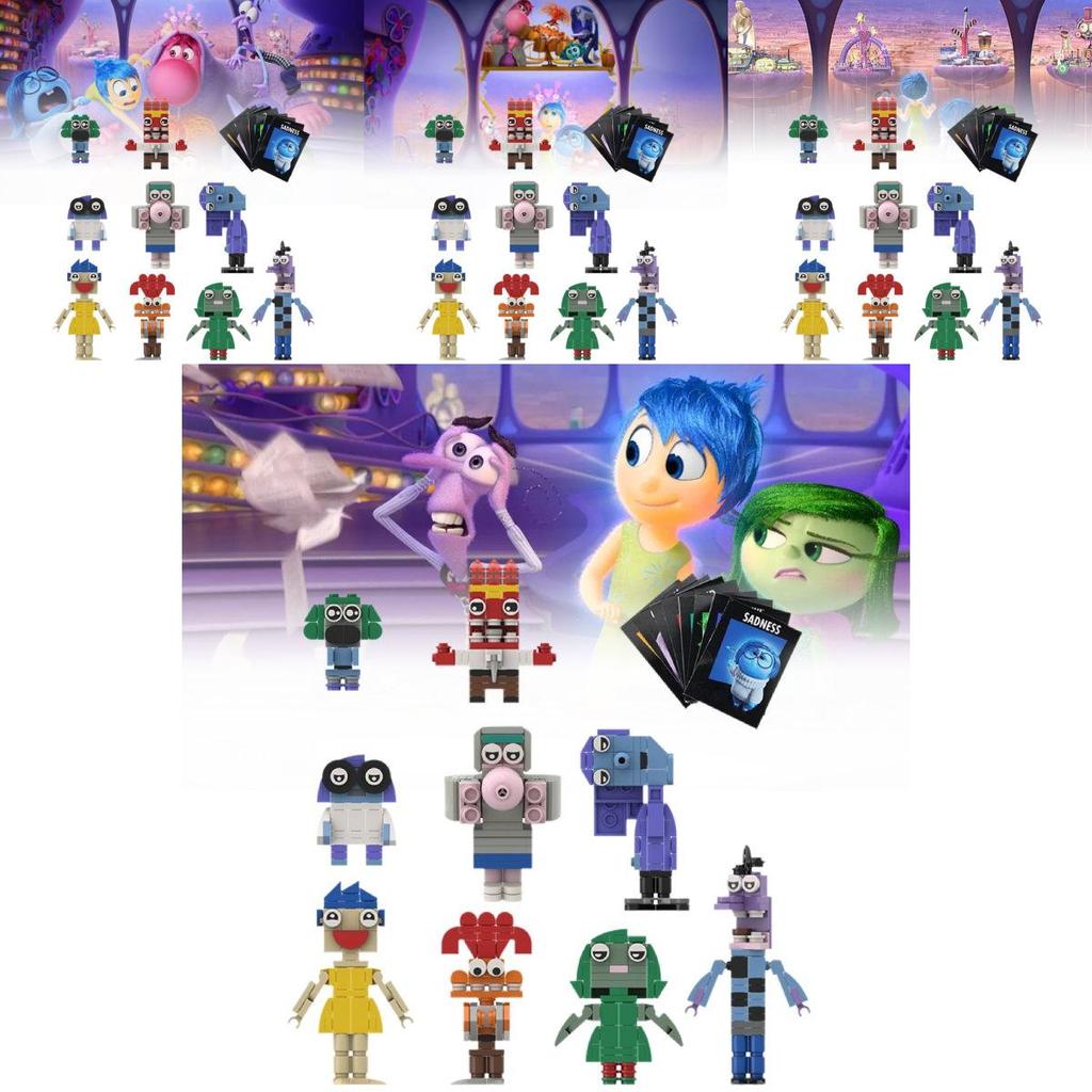 Cross-border Mind Toys Building Blocks Set Featuring 9 Agent Team Figures For Movie Fans