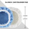 8PCS Polishing Buffer Pads 6 Inch 150mm Polishing Bonnets Wheel Polishing Pad Car Polisher Pad Kits for Car Polisher Polishing