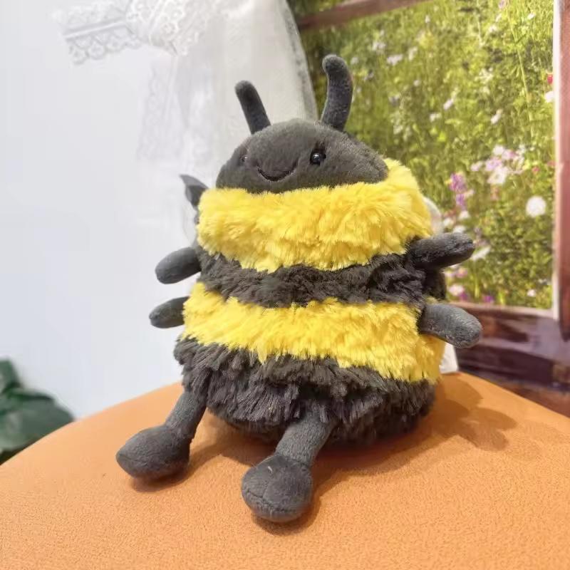 Adorable Bee Spring Plush Toy Doll Super Soft, Cuddly, And Cute Elephant Perfect Soothing Fill Plush Animals Toy Festival Gift