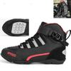 Мотоциклетные гоночные мужские ботинки Мотоциклетные ботинки для езды Уличные Мотокросс Локомотивные ботинки Кроссовки Снаряжение Повседневные Водонепроницаемые
