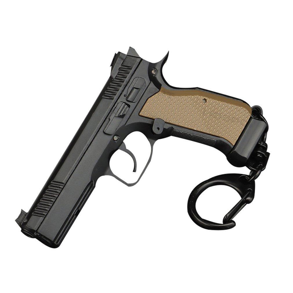 Брелок Тактический Пистолет Форма Съемный Мини Портативный Украшения Цепи Кольцо