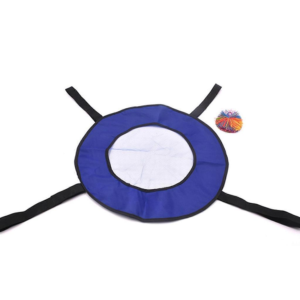 Interactive Toss and Catch Sport Toy Tailgating Roundnet Game Outdoor Bouncy Children Net Bag Toy Catch Game Lawn Game Yellow