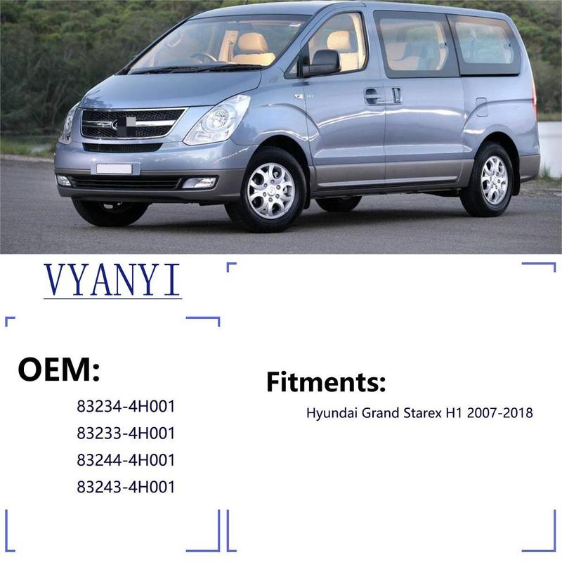 1 Set power sliding door stopper limited upper and lower For Hyundai h1 grand starex 2007-2018 83234-4H001;83233-4H001