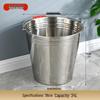 Сверхтолстое ведро для хранения из нержавеющей стали Xihe