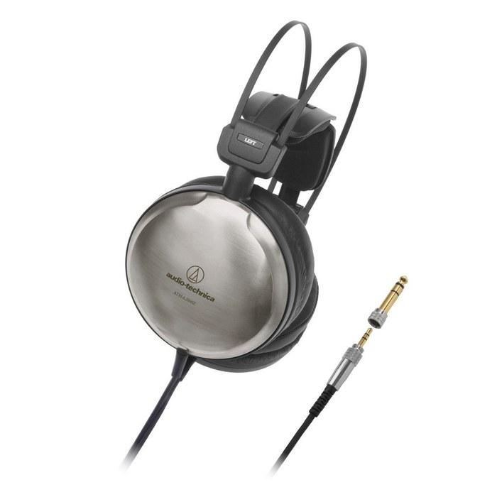 Audio-Technica ATH-A2000Z Headphones, Wired, Closed-Back, Titanium Housing, Hi-Res Audio, 3m Cable, Silver