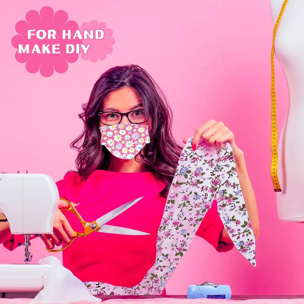 150 шт. 10 x 10 дюймов Набор хлопчатобумажной ткани Предварительно нарезанные толстые квадраты Тканевые обрезки Хлопчатобумажная ткань для квилтинга Толстый Цветочный Животные Мультяшный Лоскутное шитье для DIY