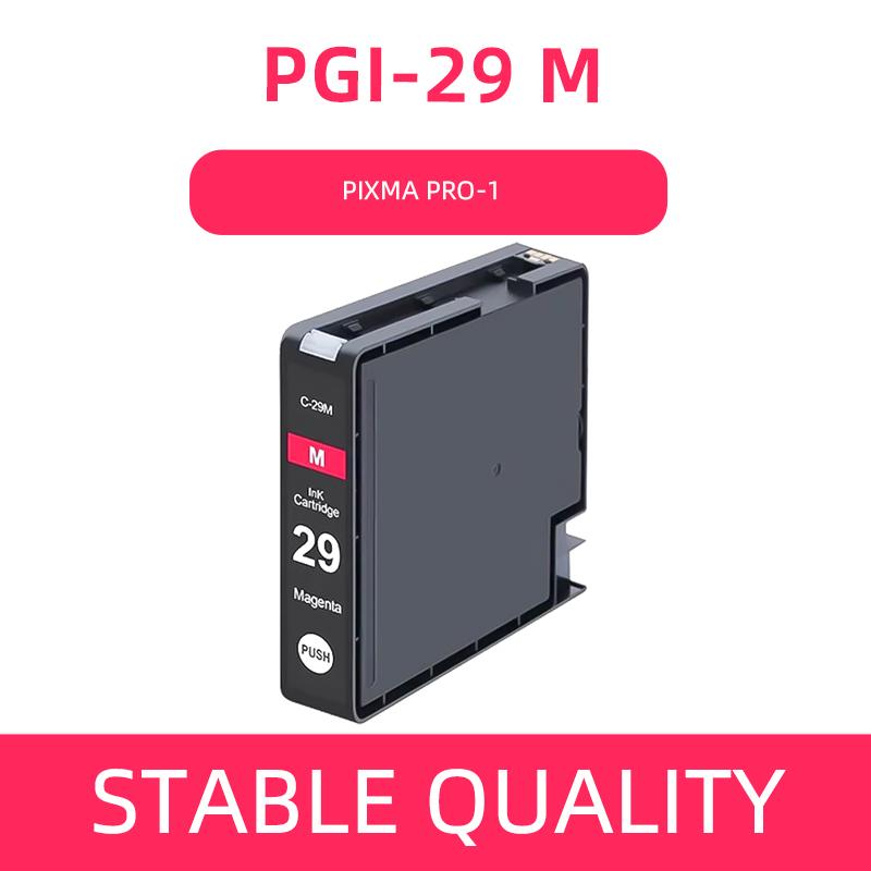 PGI-29 PGI29 Pgi29 Compatible Ink Cartridge With Pigment Ink For Canon PIXMA PRO-1 Pro1 Pro-1 Printer (12 Colors Available)