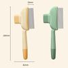 Self Cleaning Flea Comb Knot Removes Cat Grooming Brush  for Short and Long Hair Cats