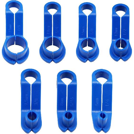 7PCS Fuel Line Removal Release Tool, AC Fuel Line Disconnect Tool Set, 1/4 5/16 3/8 1/2 5/8 3/4 7/8 Inch Quick Disconnect Kit Compatible With