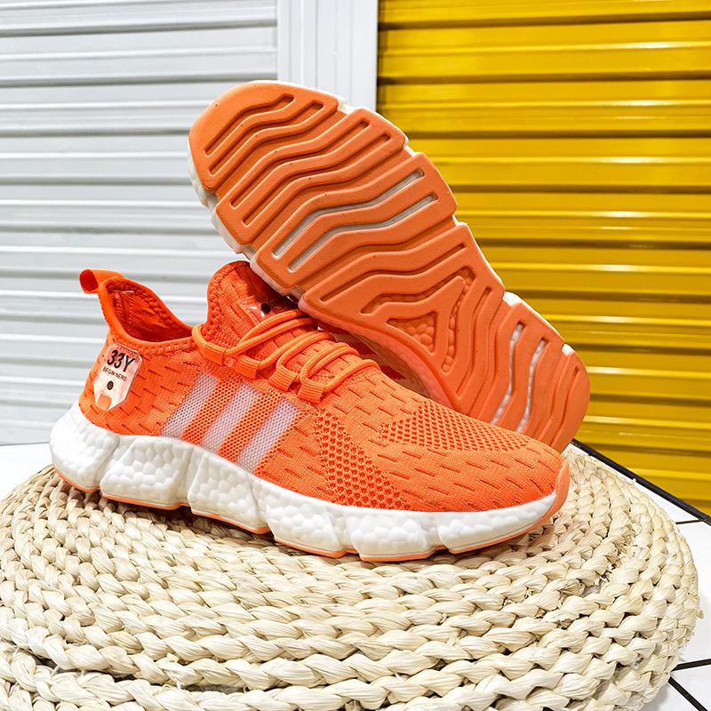 Мужские сетчатые кроссовки больших размеров 39-47 - Дышащая спортивная обувь для бега в зале, Легкая повседневная спортивная обувь