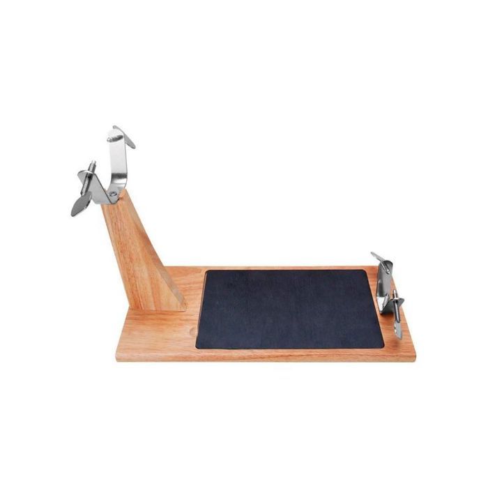 Support À Jambon - EDM - 76559 - Bois - 30,5 X 43,8 Cm - 2,2 Kg
