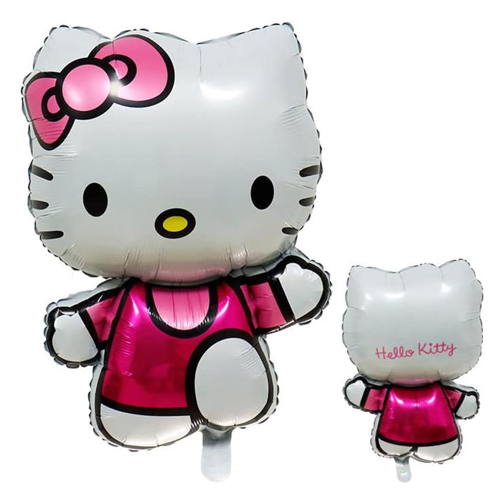 Воздушные шары для вечеринки Hello Kitty Включают баннер «С Днем Рождения» и воздушный шар