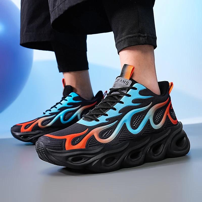 Мужская обувь Кроссовки Мужские теннисные туфли Роскошные мужские повседневные кроссовки для бега Дышащие модные мокасины Кроссовки для мужчин