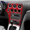 Наклейка из настоящего мягкого углеродного волокна для Alfa Romeo 159 2005-2018 2019 2020 2025 2025 2025 LHD RHD Отделка рамки панели центральной консоли автомобиля