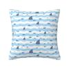 Наволочка с рисунком плавающих рыб Мягкая полиэстеровая наволочка для подушки Декоративная наволочка Чехол для подушки Спальня Квадратная