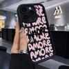 Amore-Love Italian Romantic Pink  Phone Case For Xiaomi Mi 15 14 13 12 14T 11 Lite Poco M6 X7 X6  C40 GT Pro Ultra 4G 5G Cover