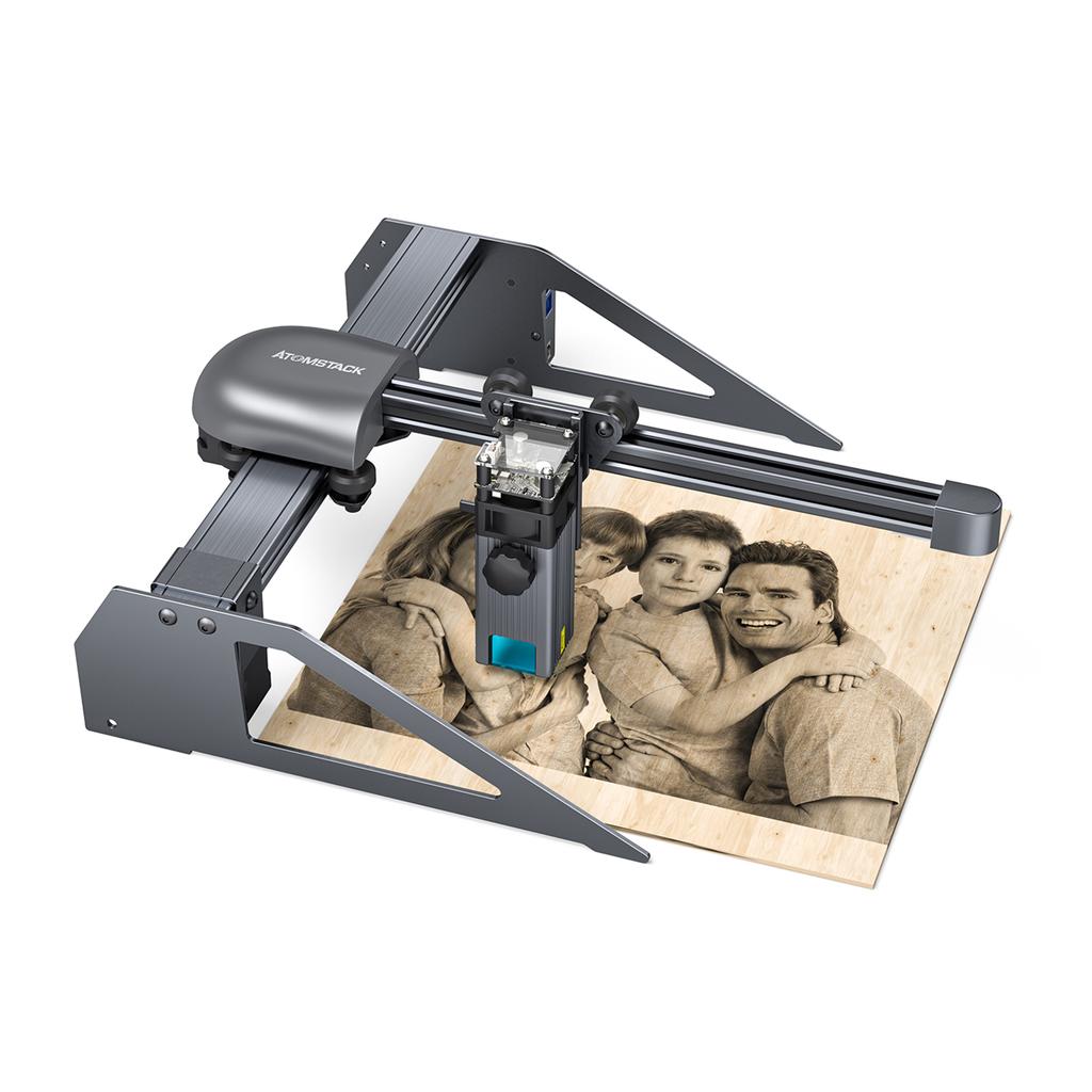ATOMSTACK P7 30 Вт лазерный гравер настольный DIY гравировальный станок с площадью гравировки 200*200