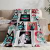 Anime P-Psychocuties Mimi Throw Kid-Friendly Flannel Throw Blanket Soft Warm Anti-Static Washable All Season