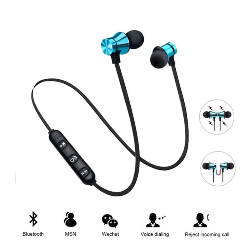 Magnetic Wireless Bluetooth Earphone Xt11 Music Phone Sport Earbuds With Mic