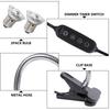 Reptile Insulated Lamp with Fixing Clip 50W UVA UVB Bulb Feeding Box Timeable Heat Lamp for Lizard Supplies Turtle Accessories