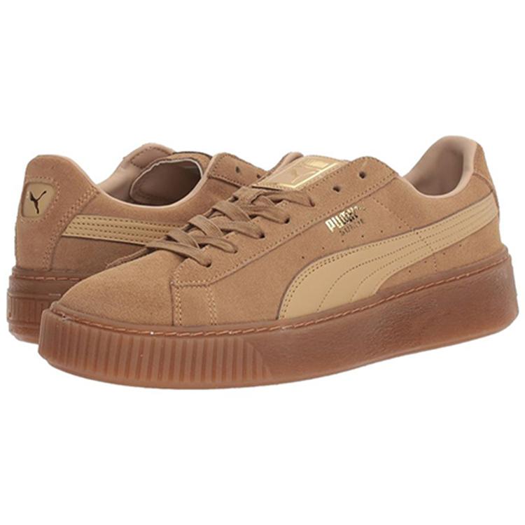 PUMA Suede Platform 'Brown' Women's (Unisex) Skateboard Shoes 363559 03