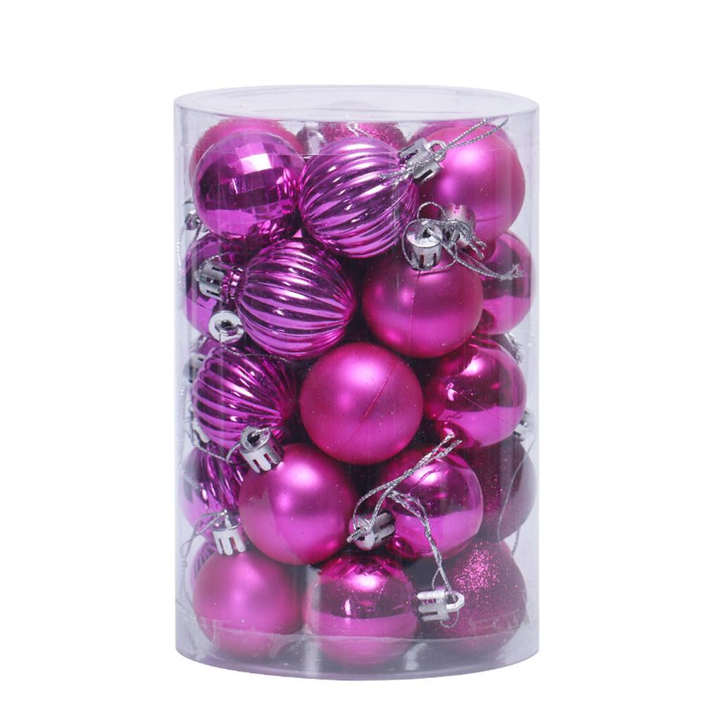 Christmas Tree 40mm Decoration Balls– Hanging Ornament Christmas Tree Decoration Traditional Party Supplies Decorative Hanging Baubles