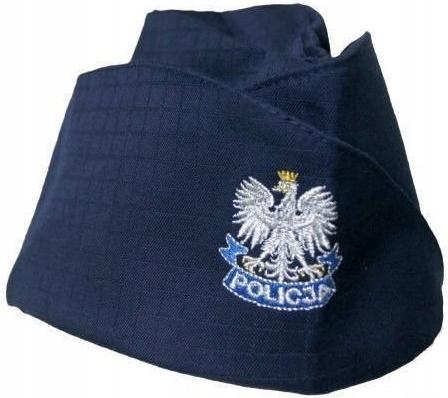 Czapka Policyjna Furażerka Do Munduru Granatowa Polska Policja Orzeł Bal
