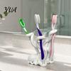 3D Printed Stationery Holder Octopus Toothbrush Holder, Creative Space Saving Desk Organizer, Durable Cute Accessories PLA Material Stable Base Smooth