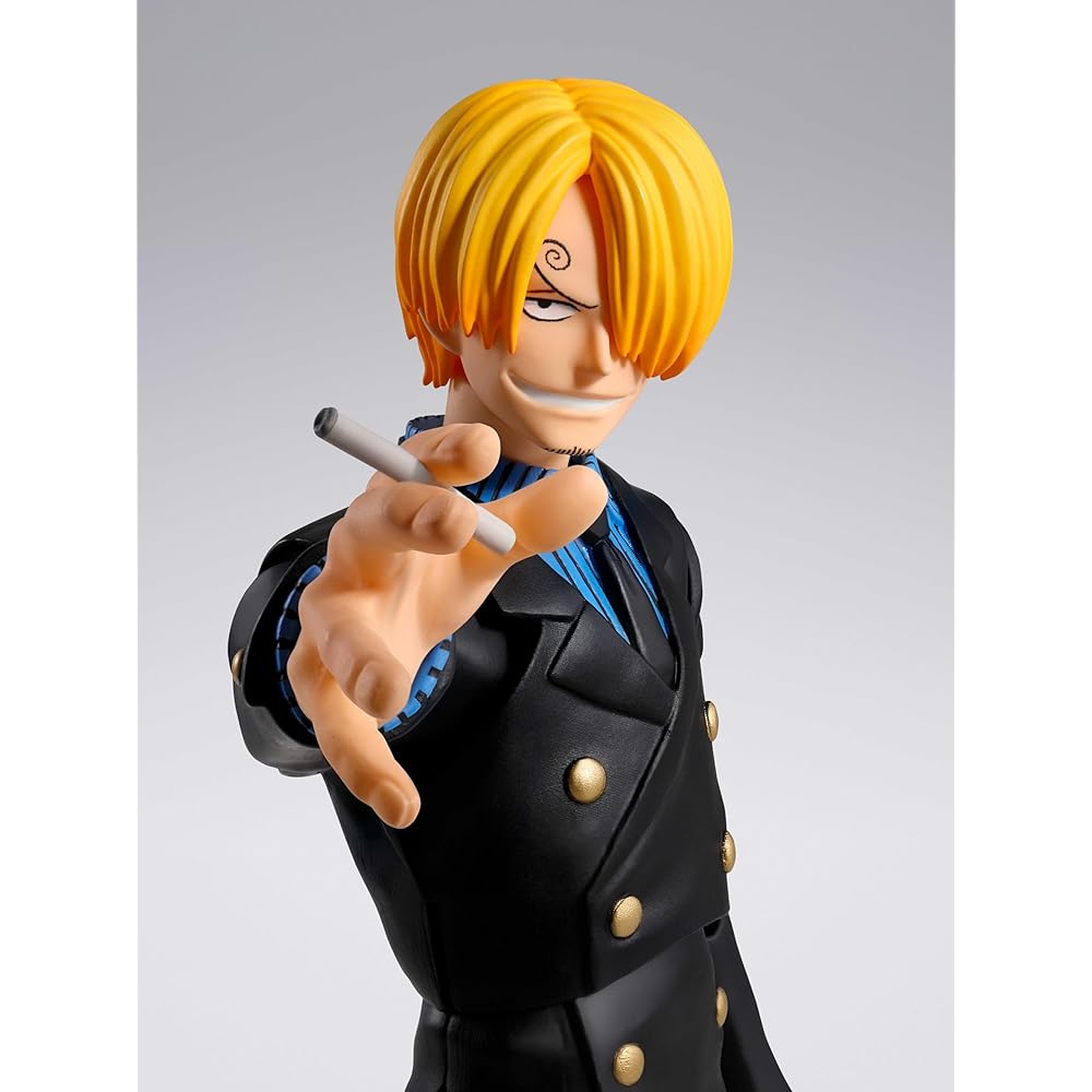 TAMASHII NATIONS S.H.Figuarts ONE PIECE Санджи - Рассвет Приключений - Приблизительно 155 мм ПВХ и АБС Окрашенная Подвижная Фигурка