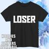 Музыкальная группа LOSER Графическая футболка – Потертый винтажный стиль Фанат Унисекс Футболка Топ