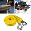Heavy Duty Trailer Rope High Strength Emergency Steel Cable Towing Strap Car Rescue Tool Off Road