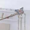 Chinese Style Geometry Hair Clip Tassel Hanfu Hair Stick Vintage Butterfly Hair Stick  Ladies