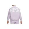 Nike Logo Patch Single Button V-Neck Jacket Women Jacket Light-Purple DQ6610-530