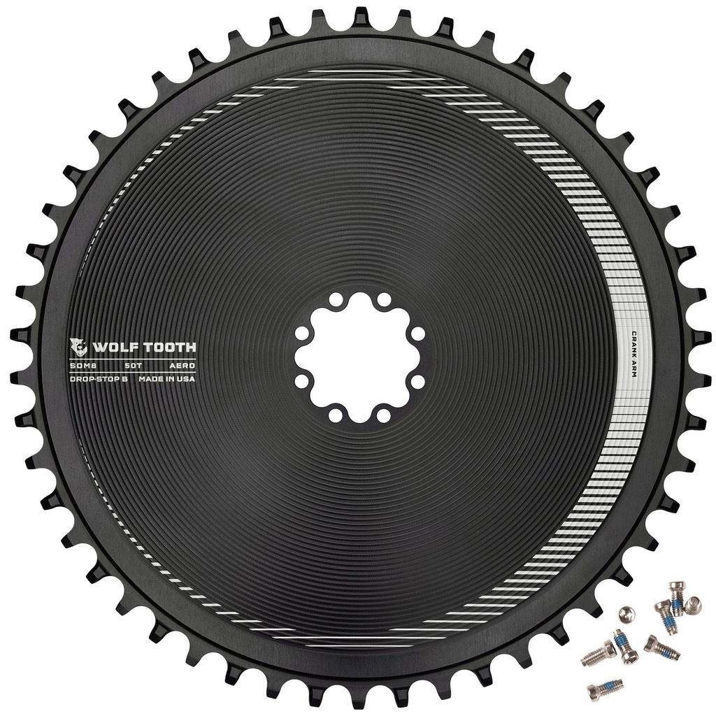 Звезда Wolf Tooth Direct Mount Aero для SRAM 46T 8-bolt