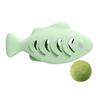 Силиконовая игрушка-рыба для кошек с шариками из кошачьей мяты, устойчивая к укусам игрушка для чистки зубов для домашних кошек, интерактивная кукла-рыба для снятия скуки