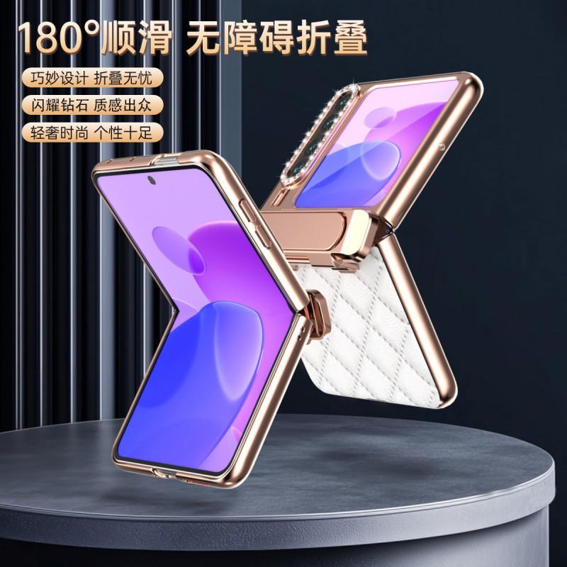 Pura X Foldable Phone Case With Invisible Kickstand PCLeather Full Cover Shockproof Scratch Resistant