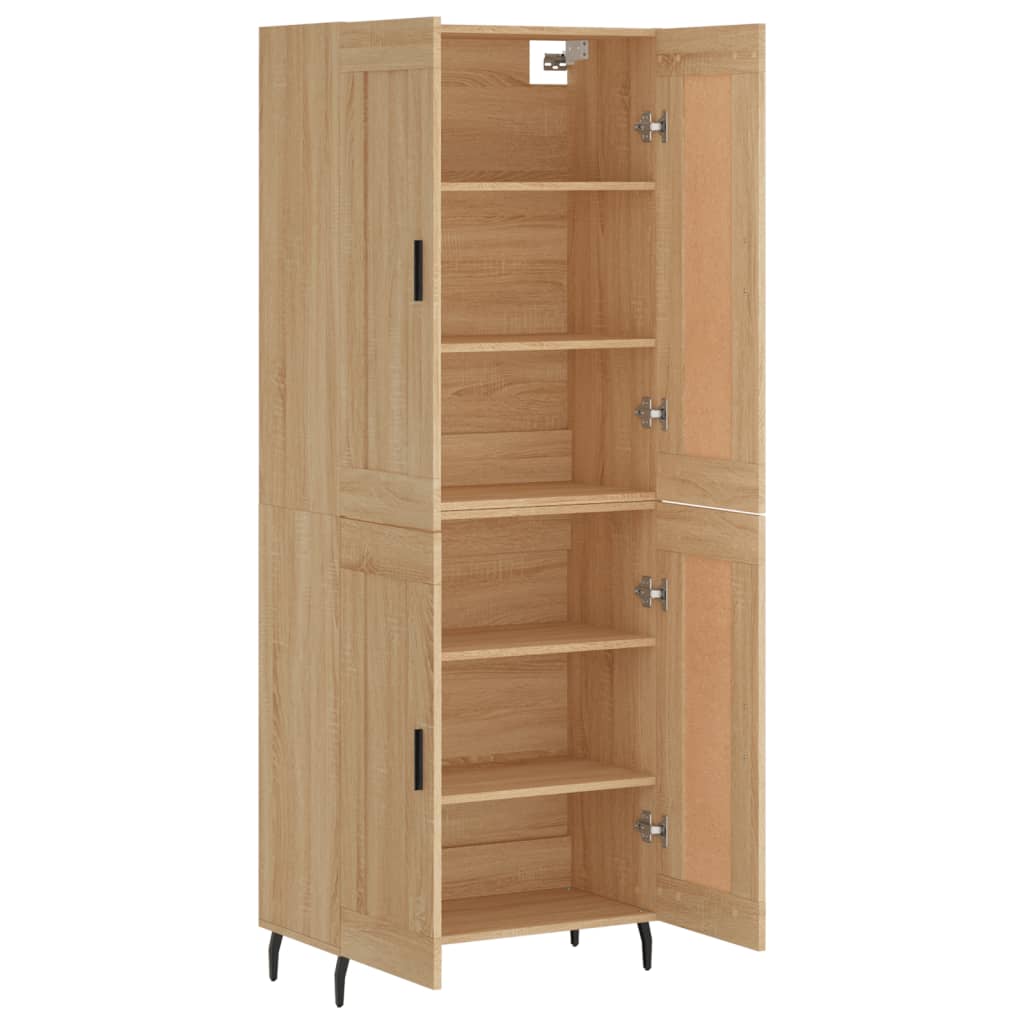 Highboard Sonoma Oak 69.5 x 34 x 180 cm Particleboard