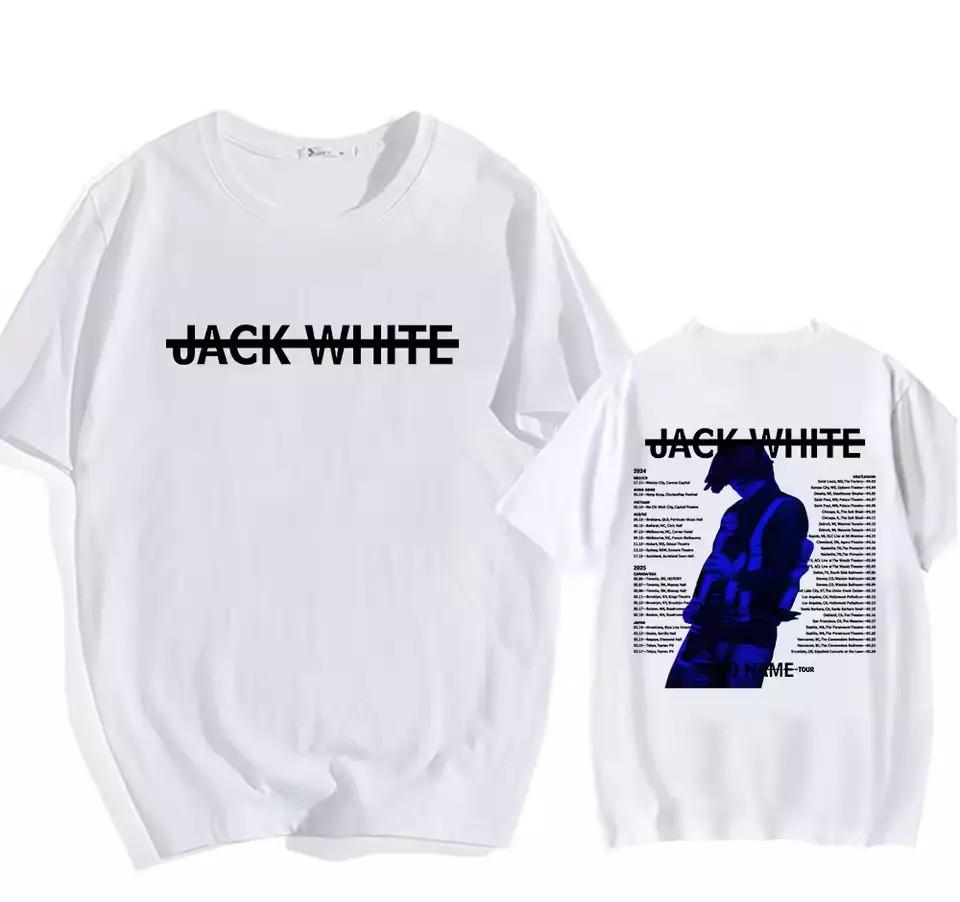 Jack White 2024-2025 No Name Tour Double Sided T SHIRT Size S-5XL