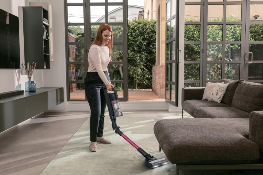 Hoover hf1m10hx stick vacuum cleaner 200 W Magenta/Black