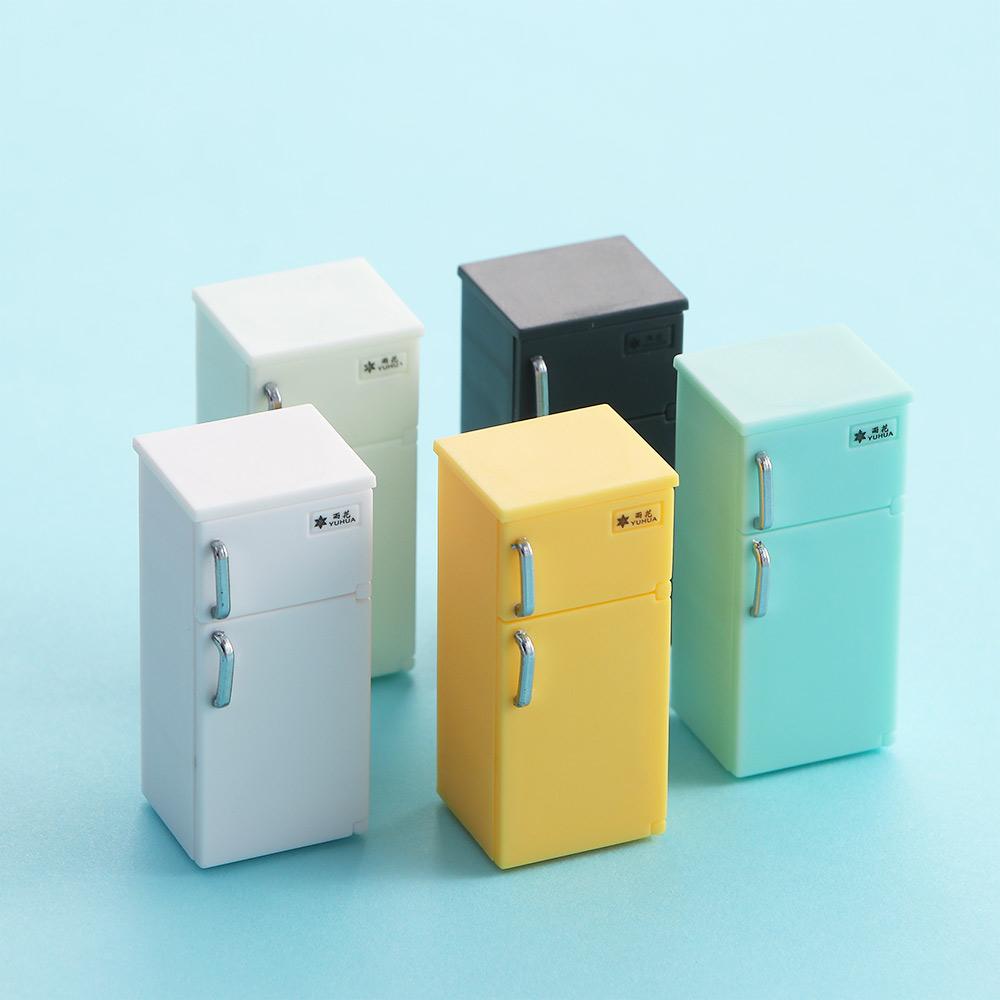 Toy Dollhouse Accessories Simulation Refrigerator Doll House Decoration 1:12 Dollhouse Miniature