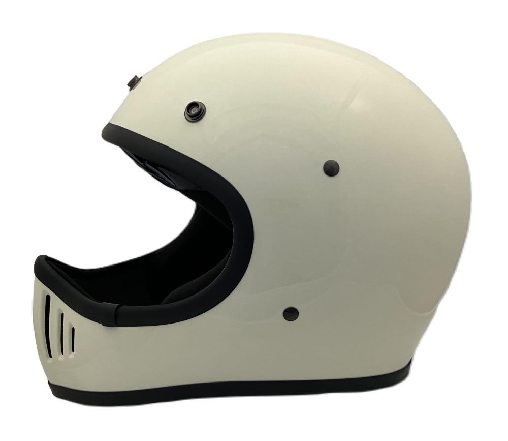 SunUp Мотошлем пилот Full Face Размер M SM-001 (57-58см) (Белый с оттенком)