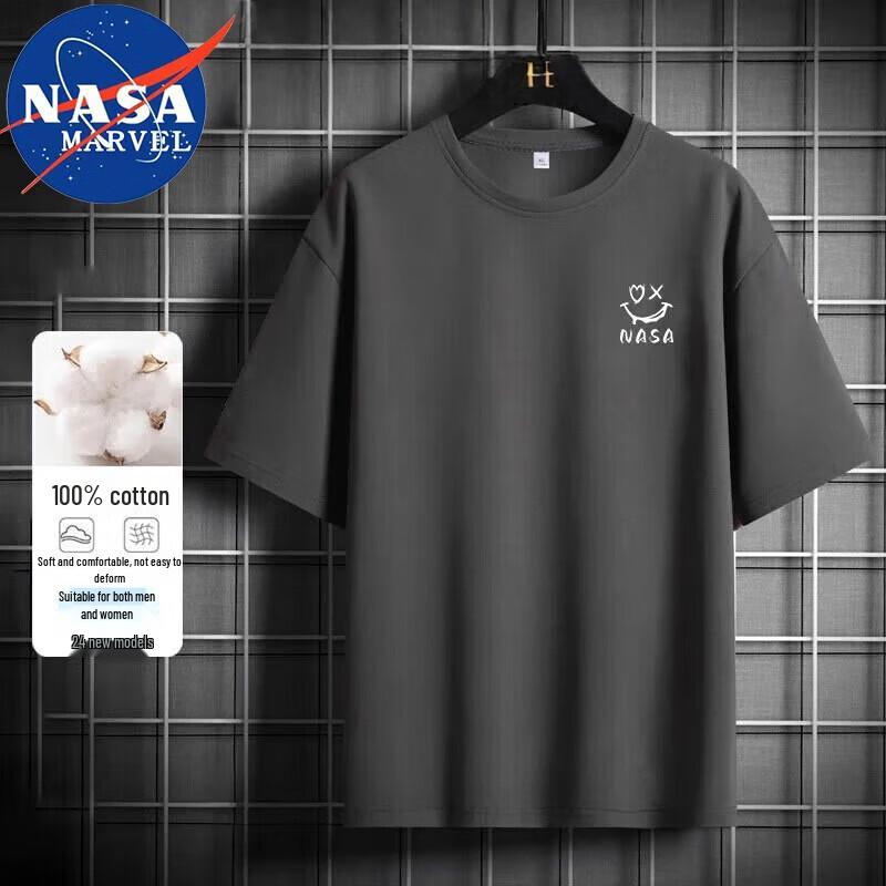 Мужская хлопковая футболка с коротким рукавом NASA MARVEL