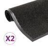 Doormat - VIDAXL - Black - 60 X 90 Cm - Anti-slip - Moisture-resistant