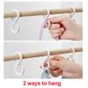 8pcs S Shaped Hook Hanger Hanging Hooks For Kitchen Hanger Railing Hooks Closet Hook Coat Hat Tie Hanging Storage Organizer Hook