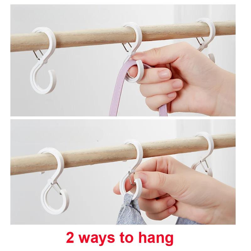 8pcs S Shaped Hook Hanger Hanging Hooks For Kitchen Hanger Railing Hooks Closet Hook Coat Hat Tie Hanging Storage Organizer Hook