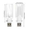 Car Retro 5V LED Bulbs Incandescent Atmosphere Ornament Light Universal USB LED Candle style Rainbow Color Atmosphere Lamp