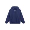 Li Ning Daily Prosperity Solid Color Hooded Pullover Long Sleeve Sweatshirt Unisex Sweatshirt Deep-Navy AWDT239-4